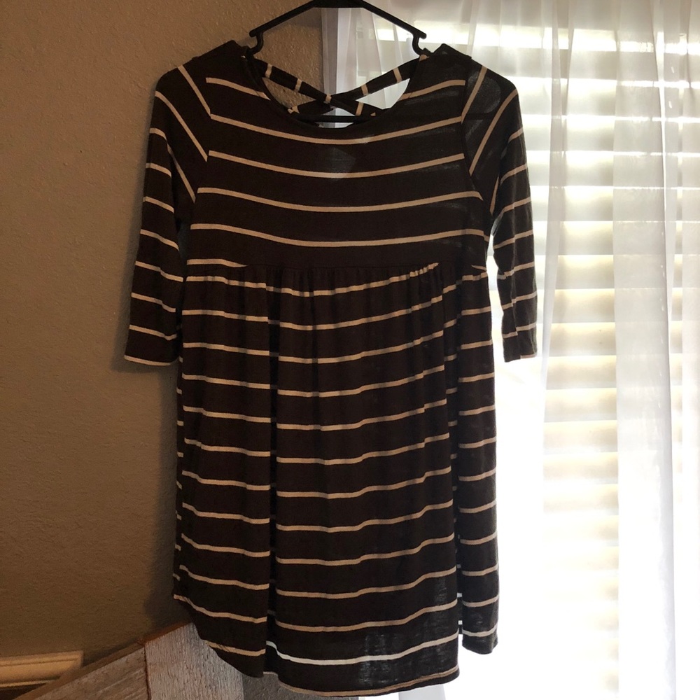 Pomelo Olive Babydoll Top